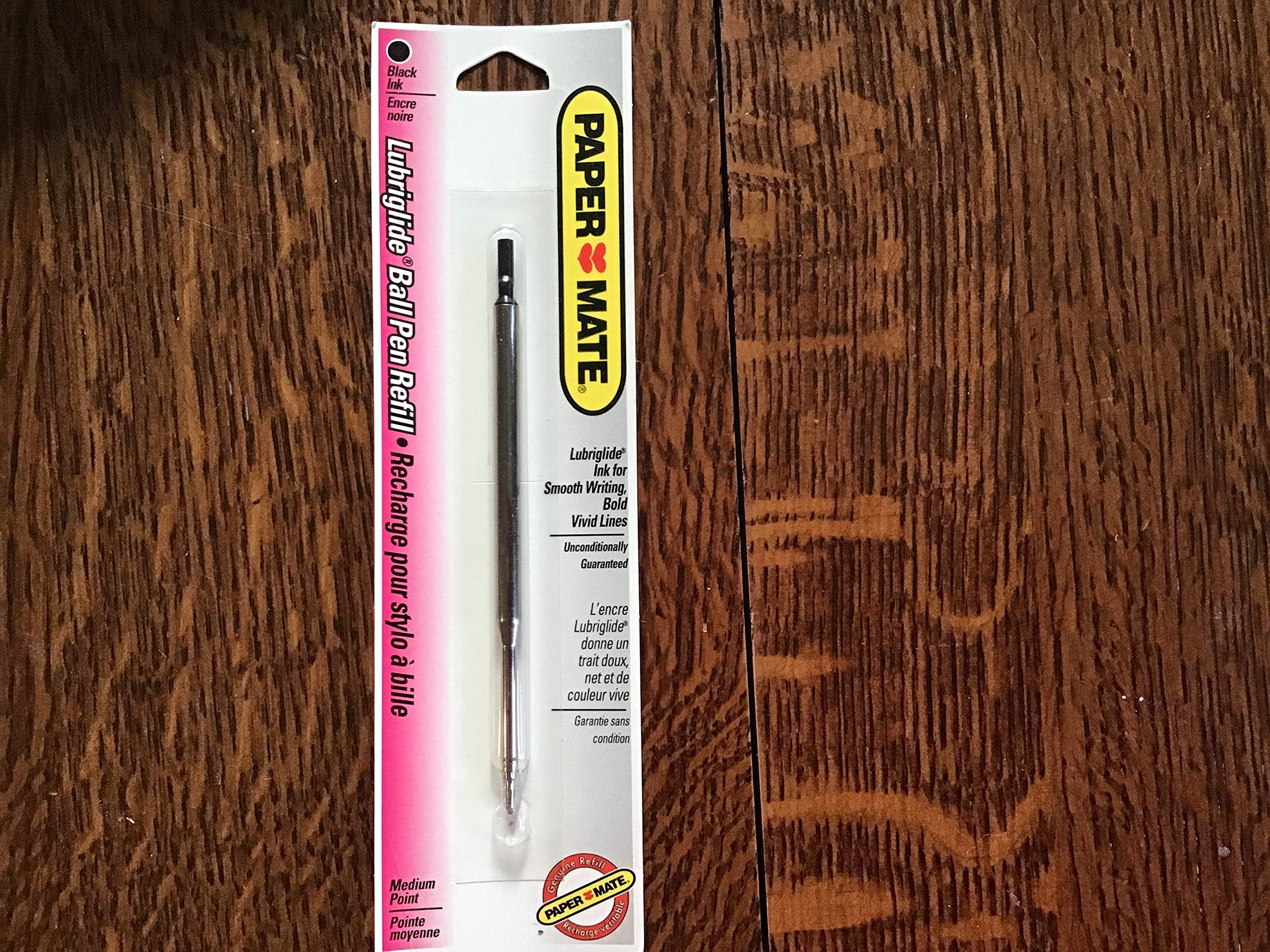 Paper Mate PhD and Ultra Medium Tip Black Lubriglide Ink Pen Refill (4931431PP