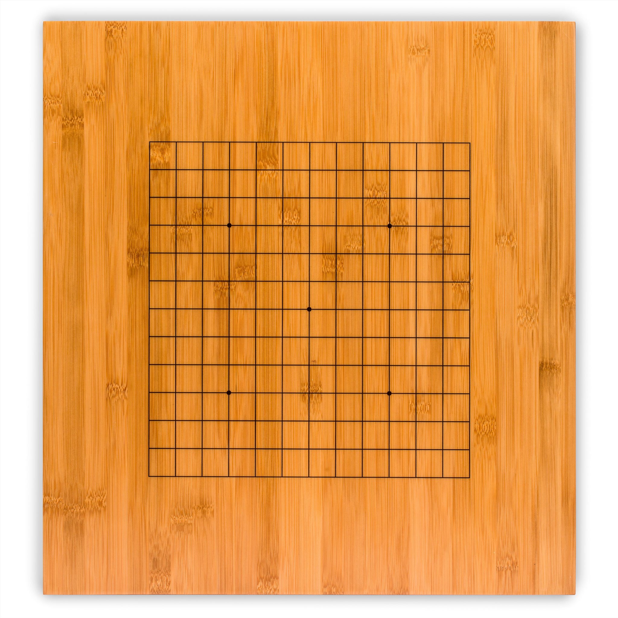 Yellow Mountain Imports Bamboo 2-Inch Reversible 19x19/13x13 Go Game Set Board with Double Convex Melamine Stones and Bamboo Bowls - Classic Strategy Board Game (Baduk/Weiqi) - Image 7
