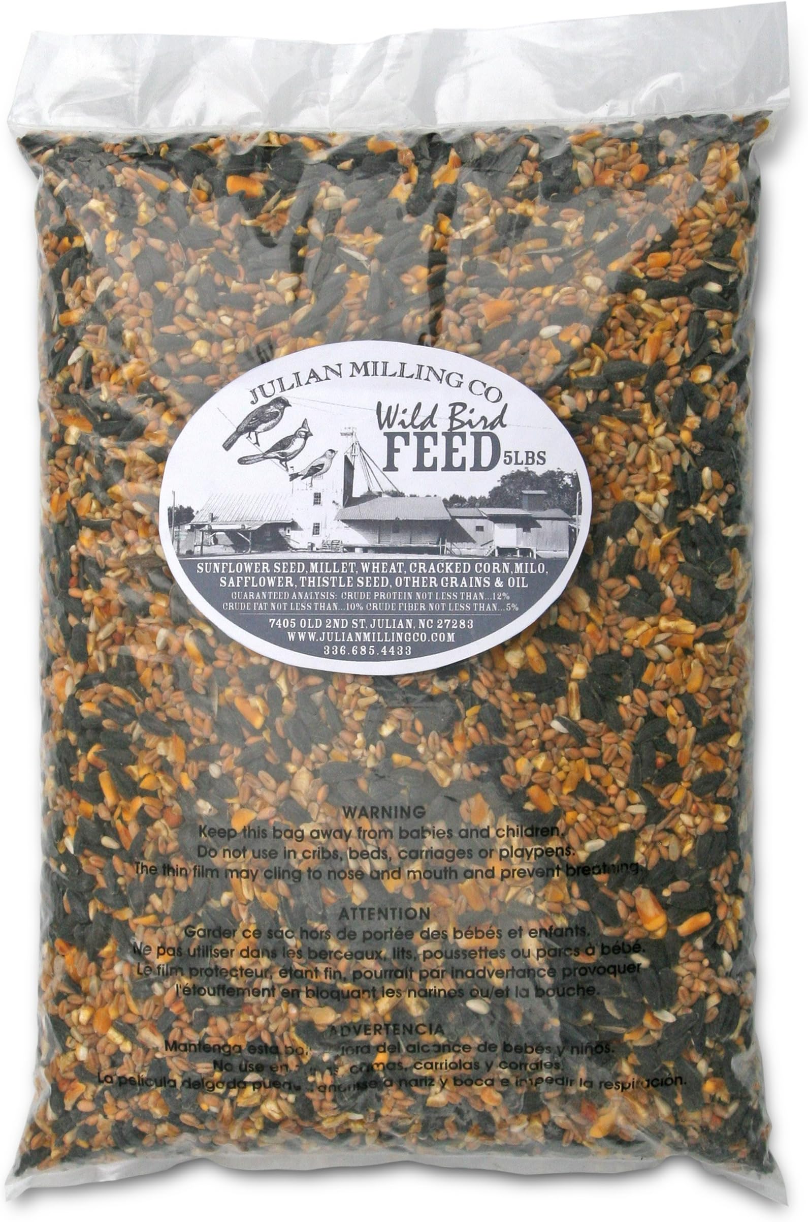Premium 7 Grain Wild Bird Feed 5lbs