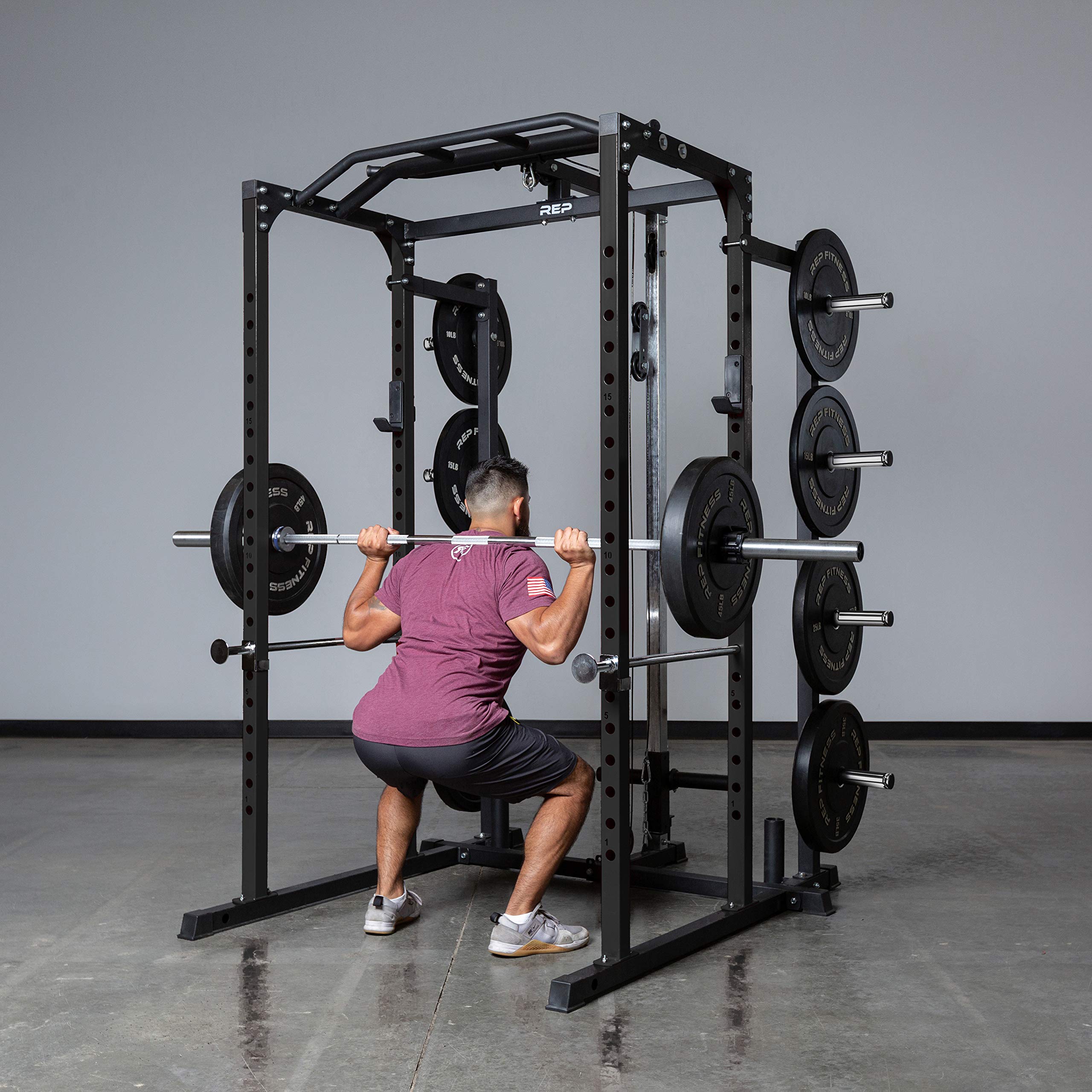 Rep Fitness Pr 1100 Power Rack REP PR-1100 Review (2025) Garage - Main Image