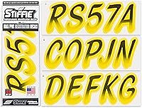 Vista 30 de Stiffie Whipline - Calcomanías de identificación alfanuméricas, adhesivos de números de registro para barcos y embarcaciones personales