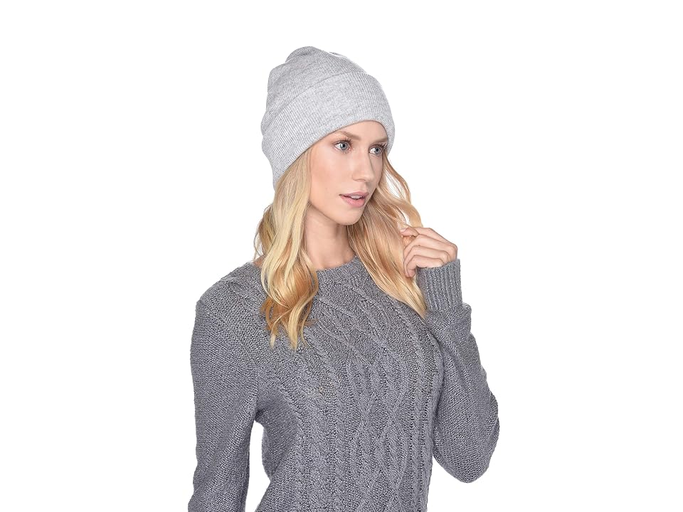 

UGG Luxe Knit Cuff Beanie (Light Grey) Beanies, Gray