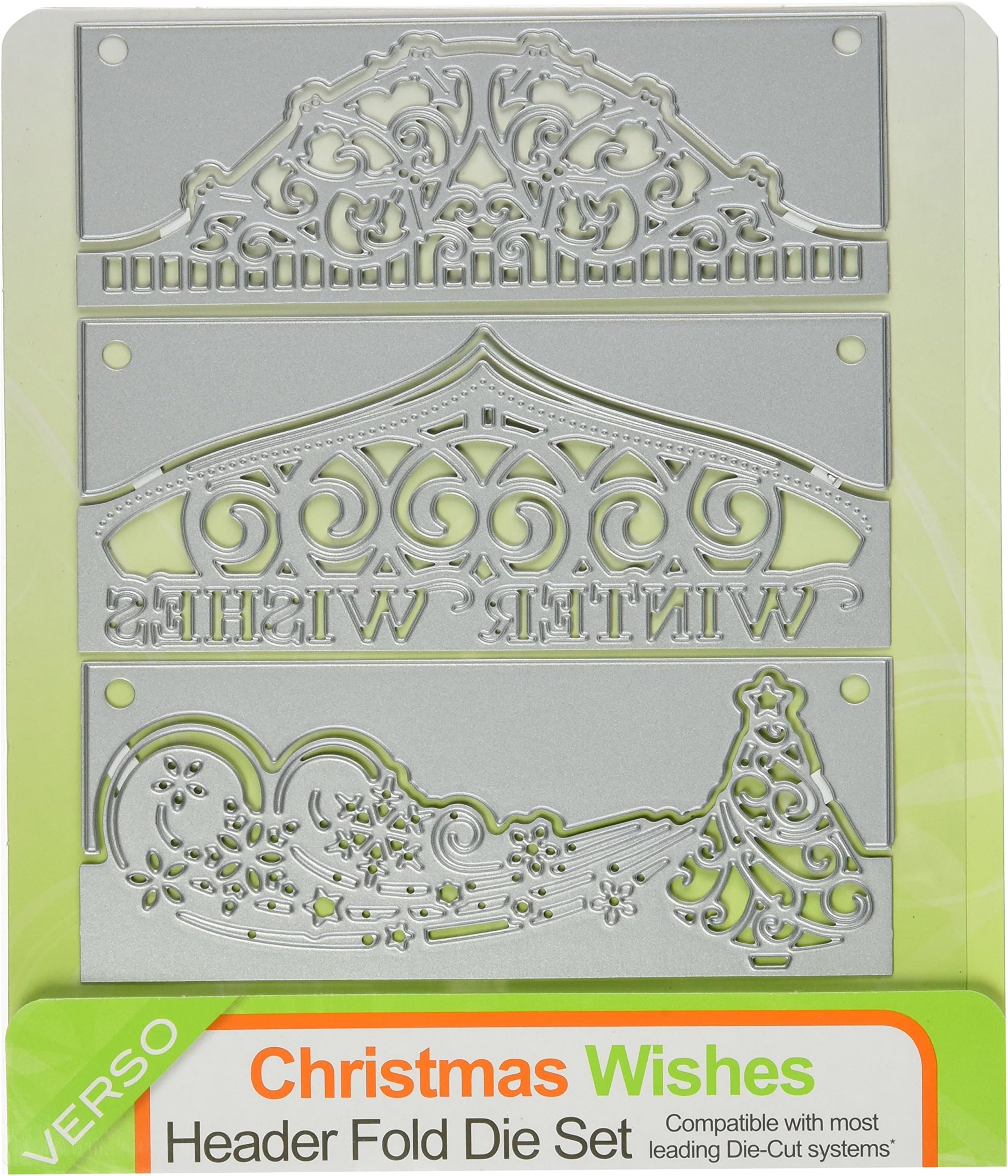 Tonic Studios 598e Header Fold Christmas Wishes Die
