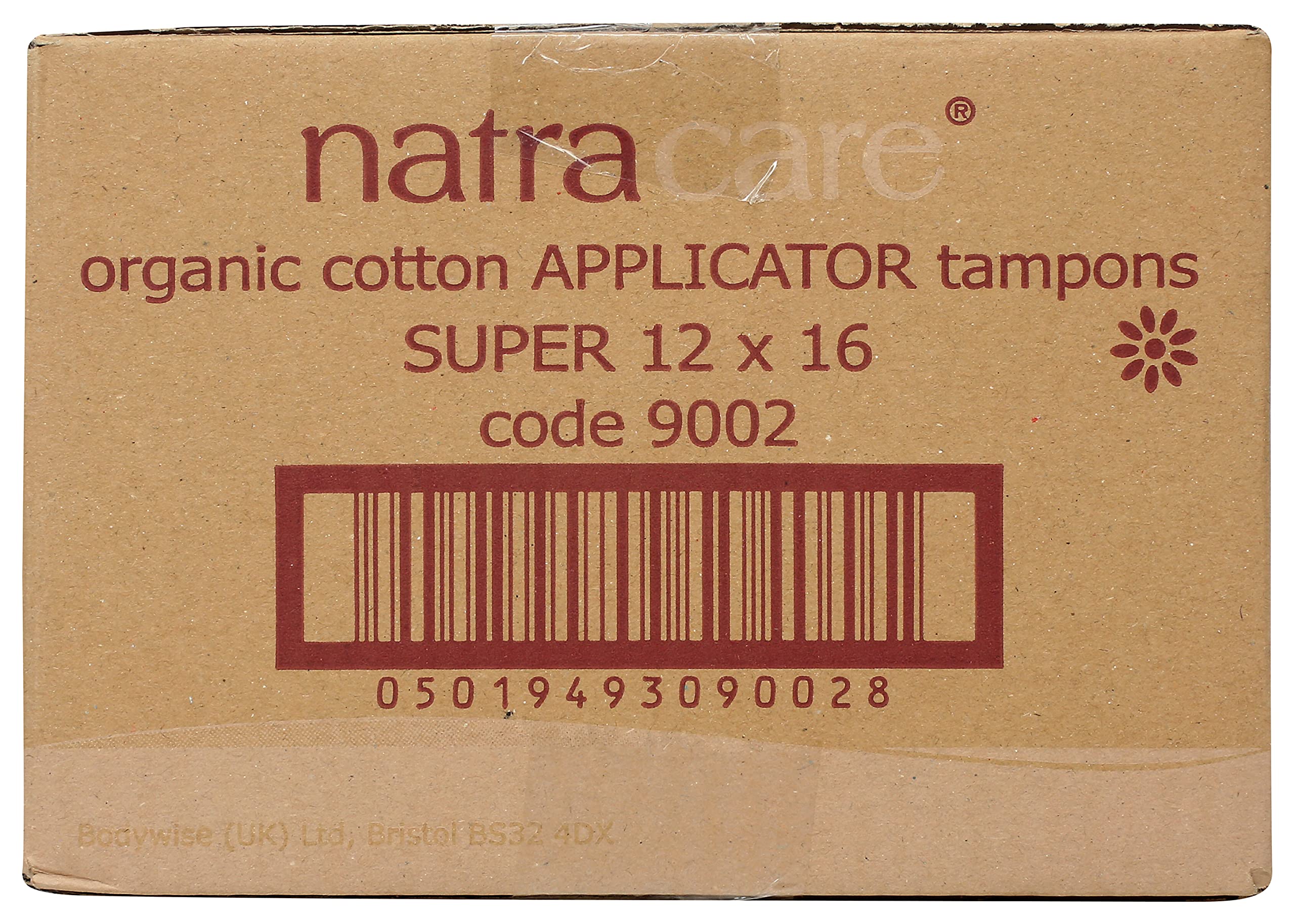 Buy Natracare Organic Cotton Super Tampons with Cardboard Applicator