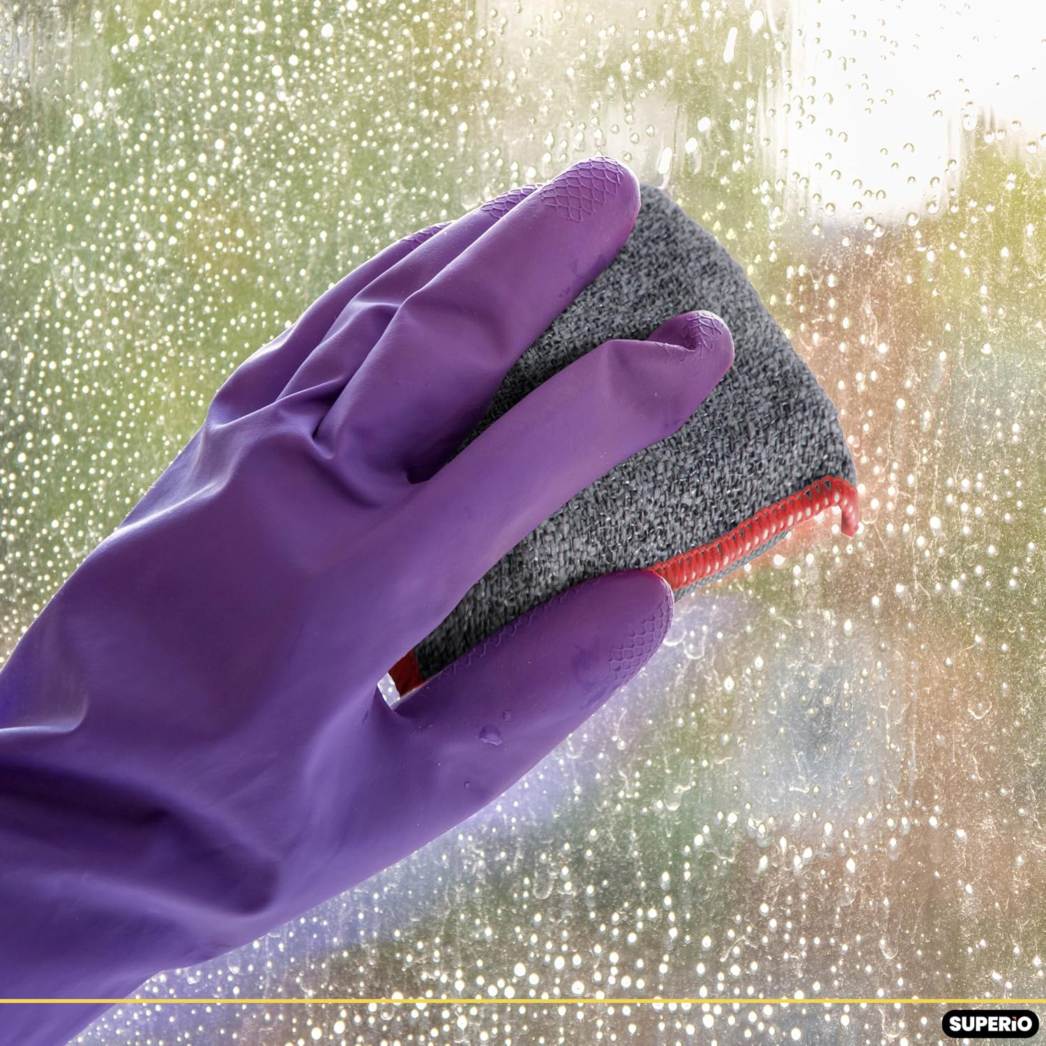 Superio 18-Pack Miracle Microfiber Scrubbing Sponge, Extra Scrubbing Power Kitchen Sponge, Sink, Pot, Pan and Dish Washing, Super Absorbent and Rapid Drying, Multi-Grey