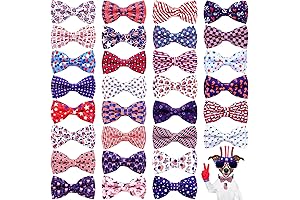 Sumind 4th of July Dog Bow Tie: Flawless Patriotic Style for Canine Companions