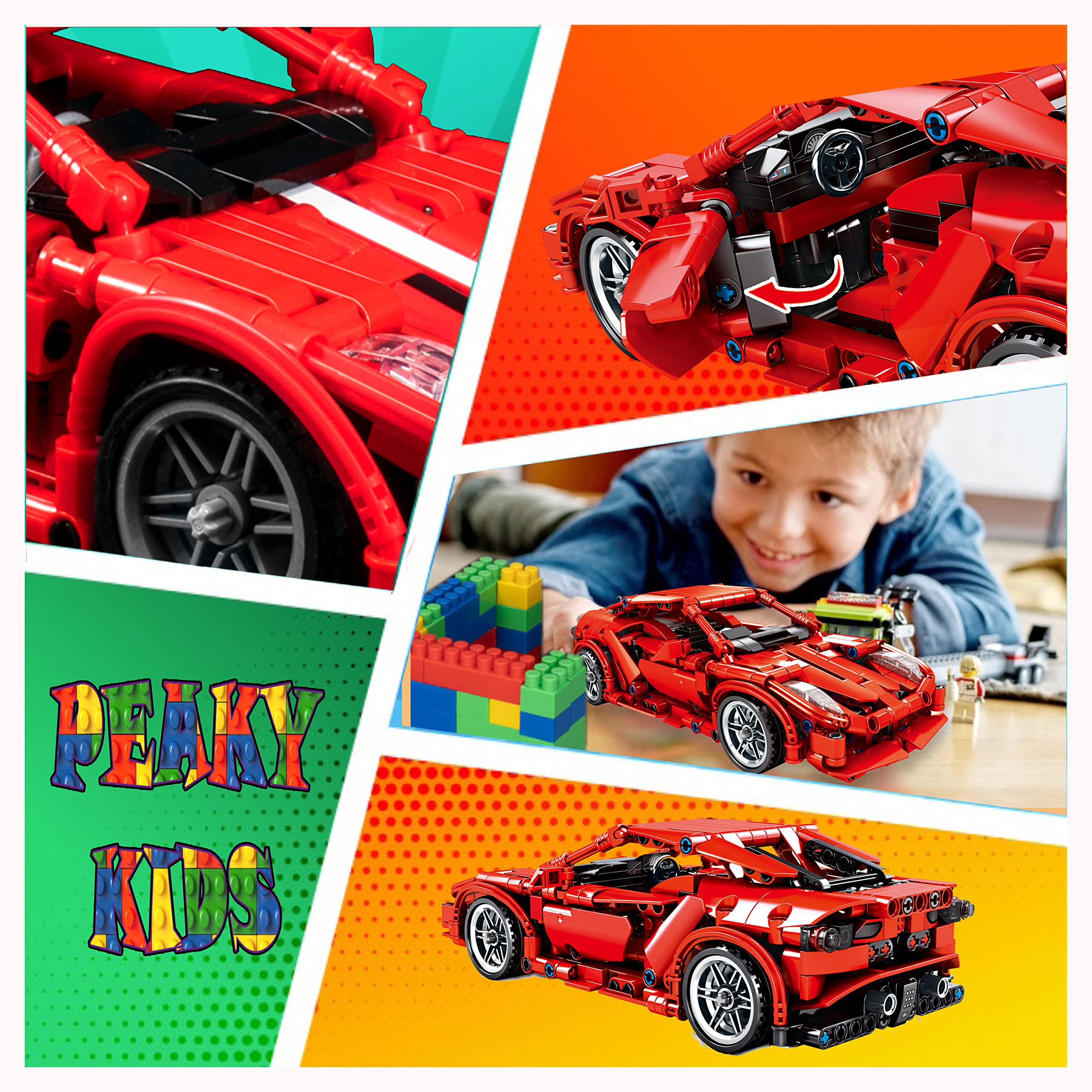 Model Building Blocks Collectible Model Cars Learning & Educational DIY