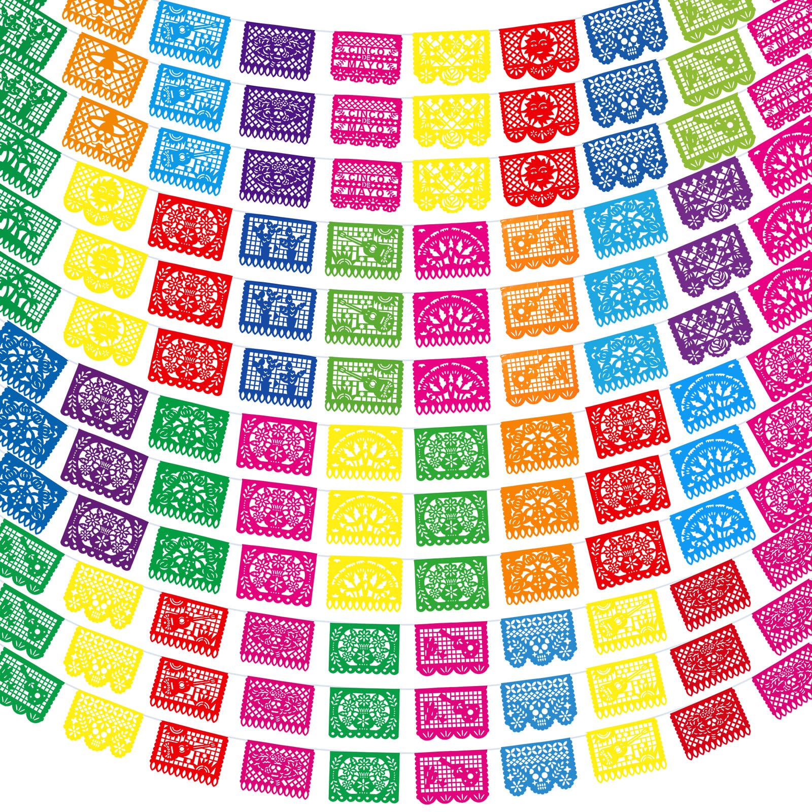 Boao 4 Packs 60 Ft Cinco De Mayo Banner Mexican Fiesta Party Decor — Amazon image 13