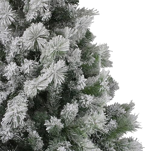 Miniatura 4 de Árbol de Navidad artificial de abeto Somerset flocado de 7.5 pies, sin iluminación