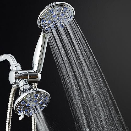 Miniatura 3 de AquaDance regadera de mano de alta presión, antimicrobiana, que no se atasca, con 30 modos, con boquilla protegida contra el crecimiento de hongos,
