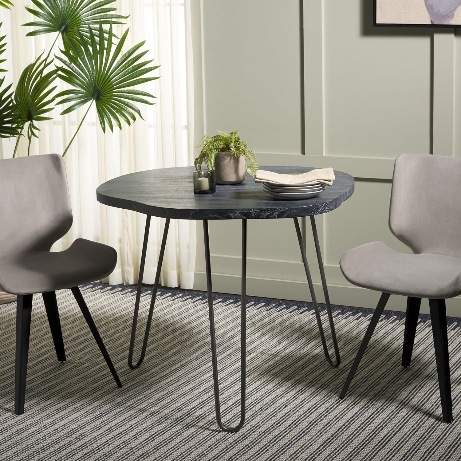 Safavieh Home Collection Mindy Natural Wood Top Dining Table