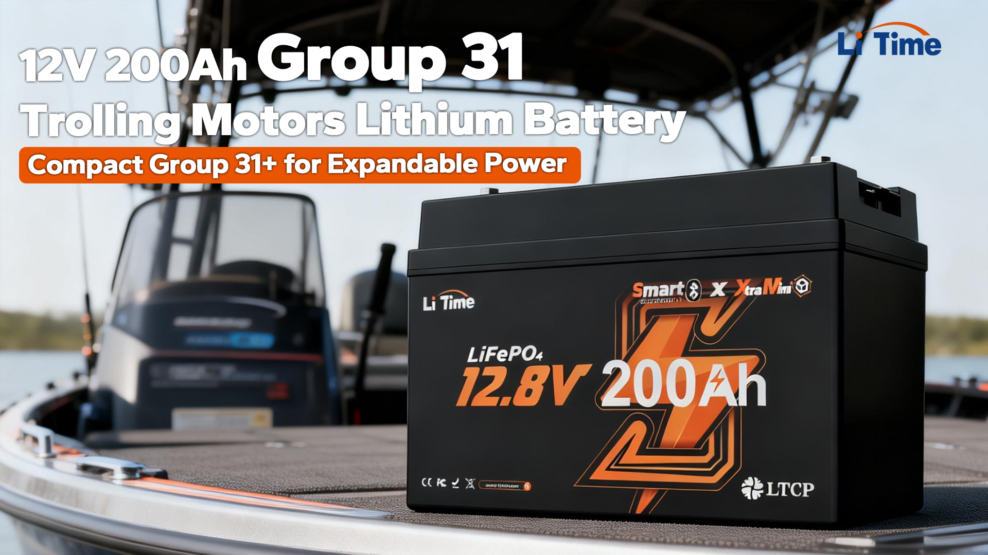 Amazon.com: Litime 12V 200Ah LiFePO4 Battery Bluetooth (Group 31+)