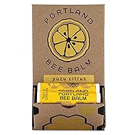 Vista 10 de Portland Bee Balm Bálsamo labial a base de cera de abejas totalmente natural, hecho a mano, cítricos Yuzu, 3