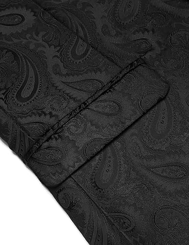 Miniatura 5 de COOFANDY Chaqueta de Esmoquin Floral para Hombre con Solapa de Chal Paisley, Chaqueta Blazer para Cena, Baile de Graduación, Boda