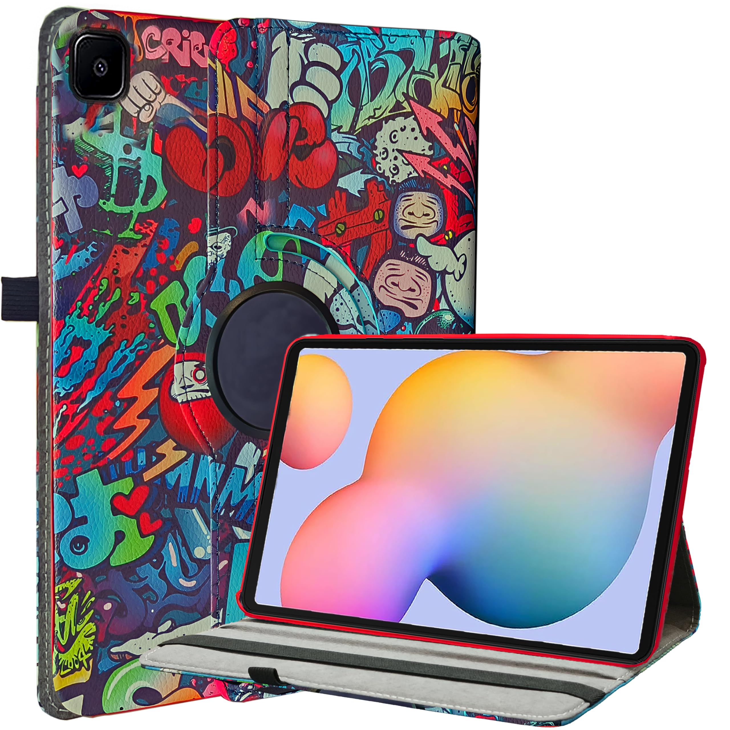 ProElite Cover for Samsung Galaxy Tab S6 Lite 10.4 inch Cover Case, 360 Rotatable Smart Flip Case Cover for Samsung Galaxy Tab S6 Lite 10.4 Inch 2024 SM-P610/P615 Tablet, Hippy (B0CYGW62D7) Amazon Price History, Amazon Price Tracker