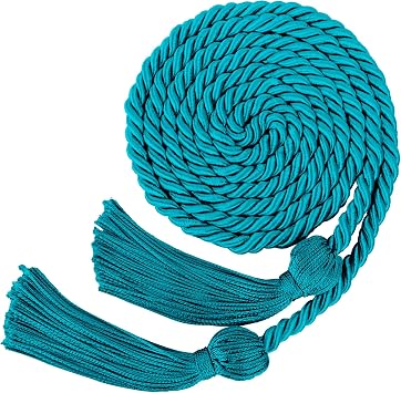 Graduation Cords, Cords for Graduation 2026, Graduation Cords 2026, Graduation Honor Cord with Tassel, Graduation Ropes Cords, Graduation Honor Cord for Bachelor Gown Master Doctoral, Peacock Blue