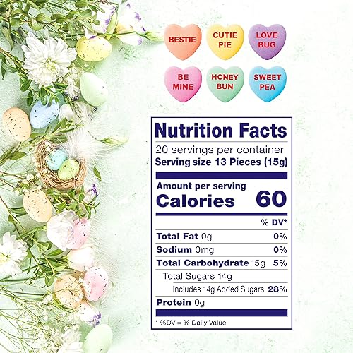 Miniatura 2 de Caramelos de San Valentín The Original Sweethearts Conversation Hearts - Corazones de caramelo para el día de San Valentín, corazones de caramelo a