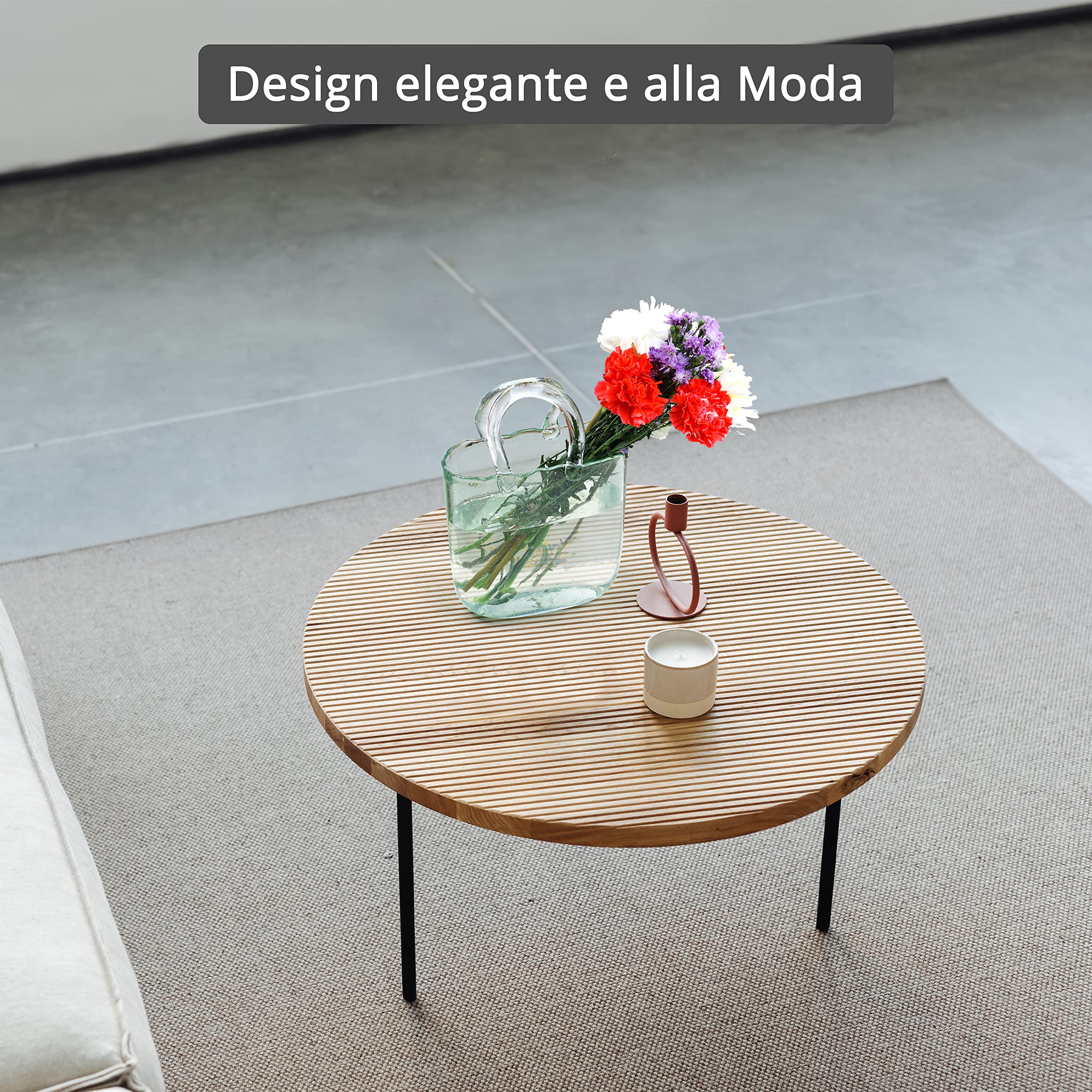Vaso Trasparente a Forma di Borsa - Vetro da Interno per Fiori, Frutta, Pesciolini, Caramelle - Design con Effetto Bolle d'Acqua - Accessori Moderni per la Casa