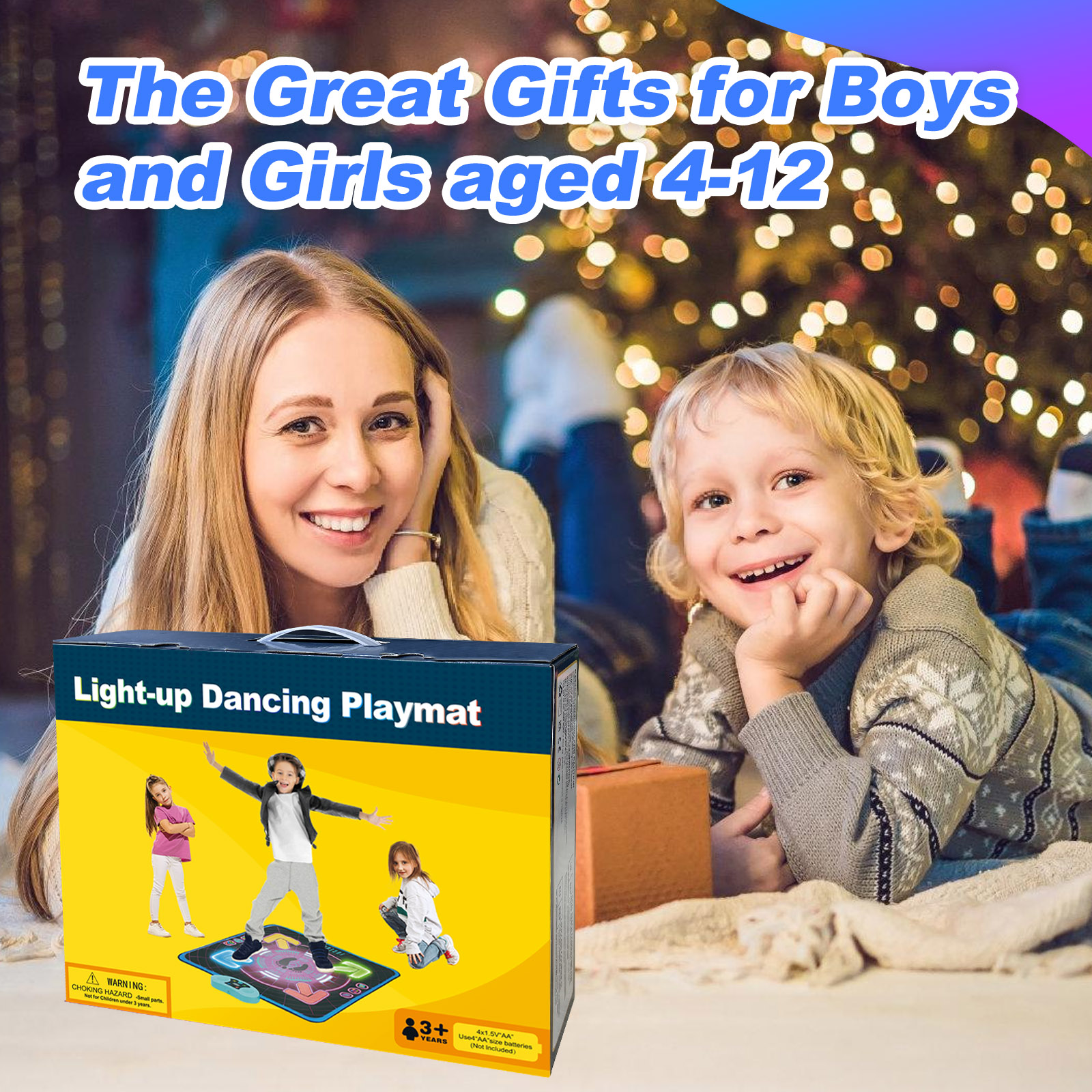 Tapis de Danse Jouets Cadeaux pour Les Enfants de 3 à 12 Ans, Tapis de Danse pour Les Cadeaux d Tapis de Danse Jouets Cadeaux pour Les Enfants de 3 à 12 Ans, Tapis de Danse pour Les Cadeaux d