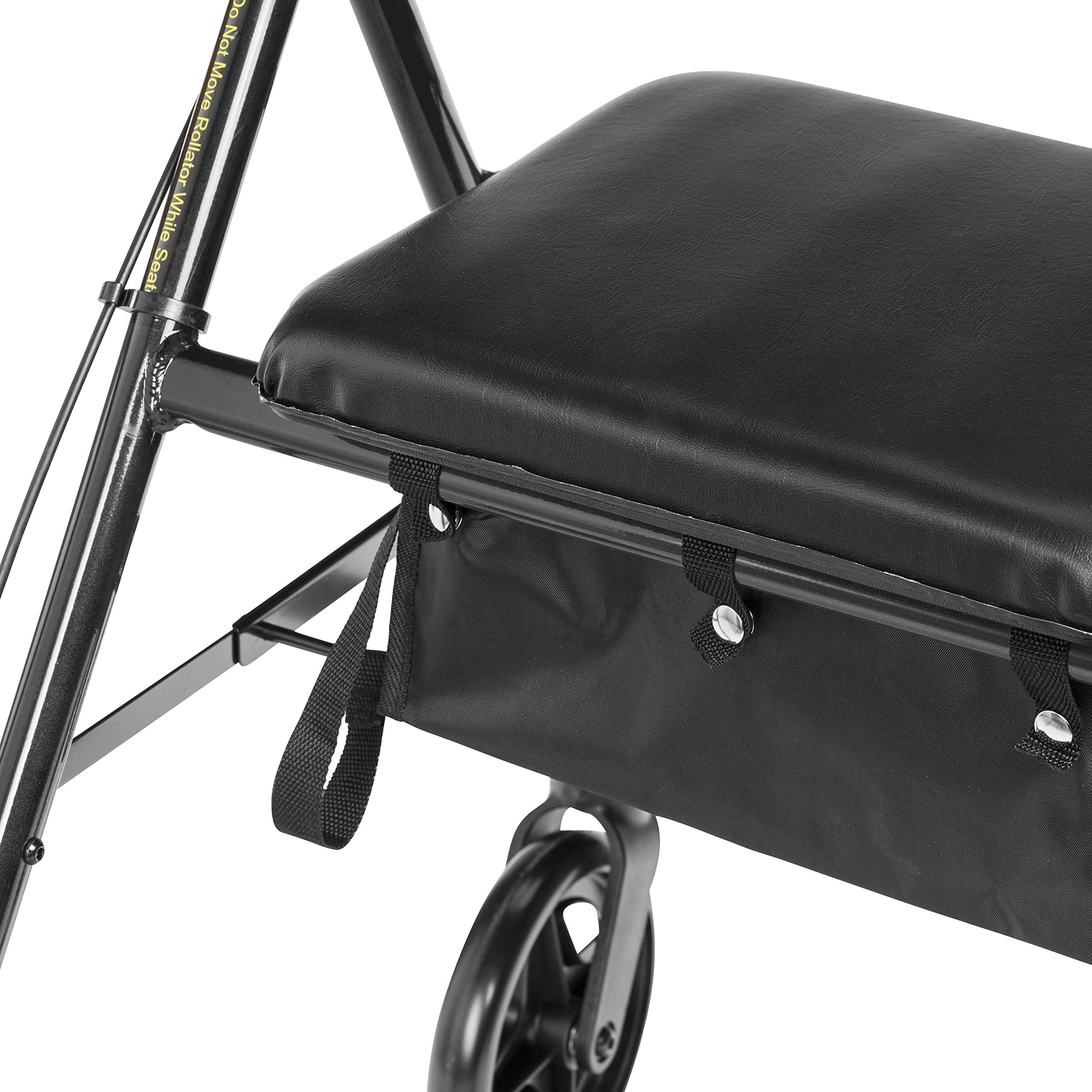 Drive Medical R726BK Foldable Rollator Walker with Seat, Black Buy