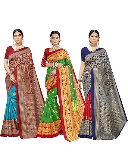 peachmode saree combo