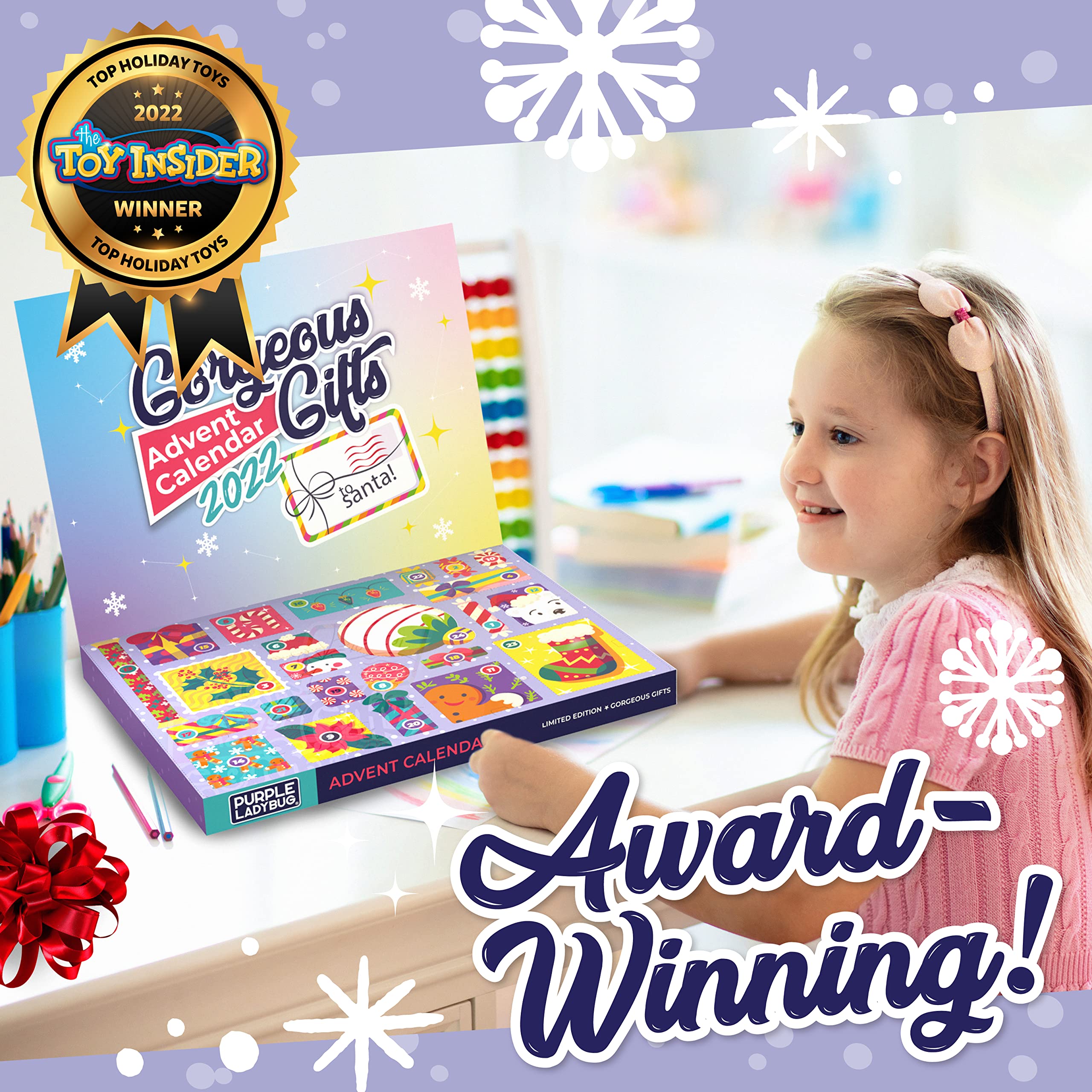 amazon-com-purple-ladybug-girls-advent-calendar-2022-with-24-unique-gifts-hair-accessories-jewelry-crafts-stickers-makeup-more-great-christmas-countdown-calendars-for-kids-age-6-to-12-home-kitchen