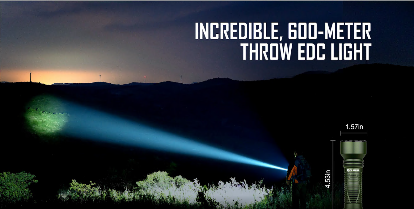 OLIGHT Javelot Mini 1000 Lumens Powerful EDC Flashlight Long Range
