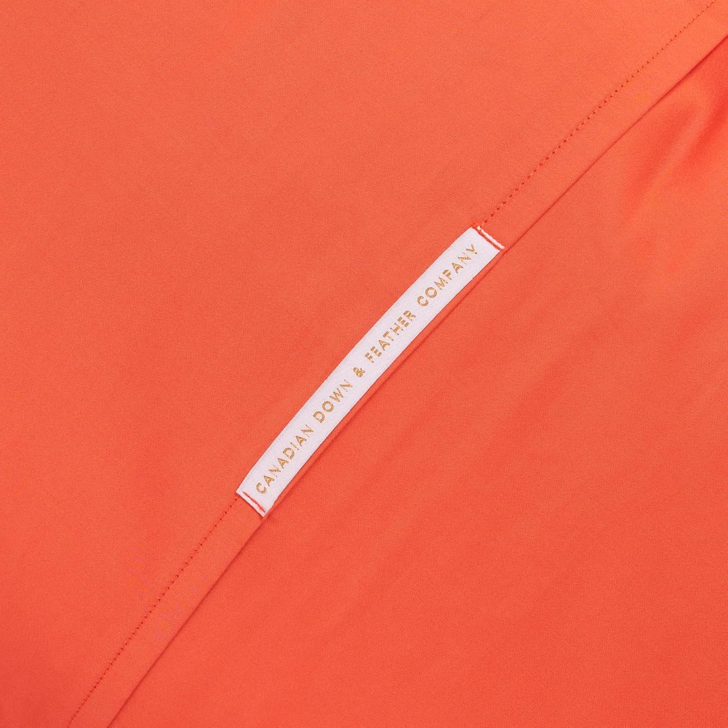 Canadian Down & Feather Co. Queen Pillowcase Set - 300 TC Cotton Pillowcases Soft Breathable 20" x 30" Pillowcases (Persimmon, Queen)