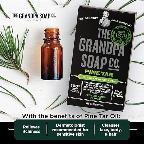 Miniatura 3 de Pastilla de jabón Grandpa's 4.25 onzas (paquete de 4), paquete de de 3