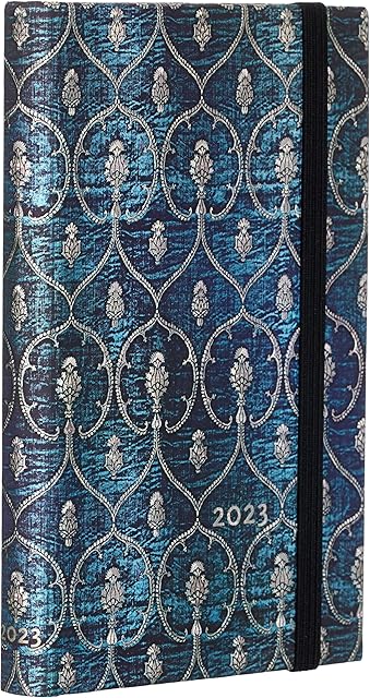 Paperblanks 12 Months 2023 Bavarian Wild Flower Diary | Horizontal | Delgado (95 × 140 mm)