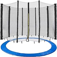 AREBOS Coussin de Protection pour Trampoline + Filet / 244, 305, 366, 396, 430, 460 et 490 cm