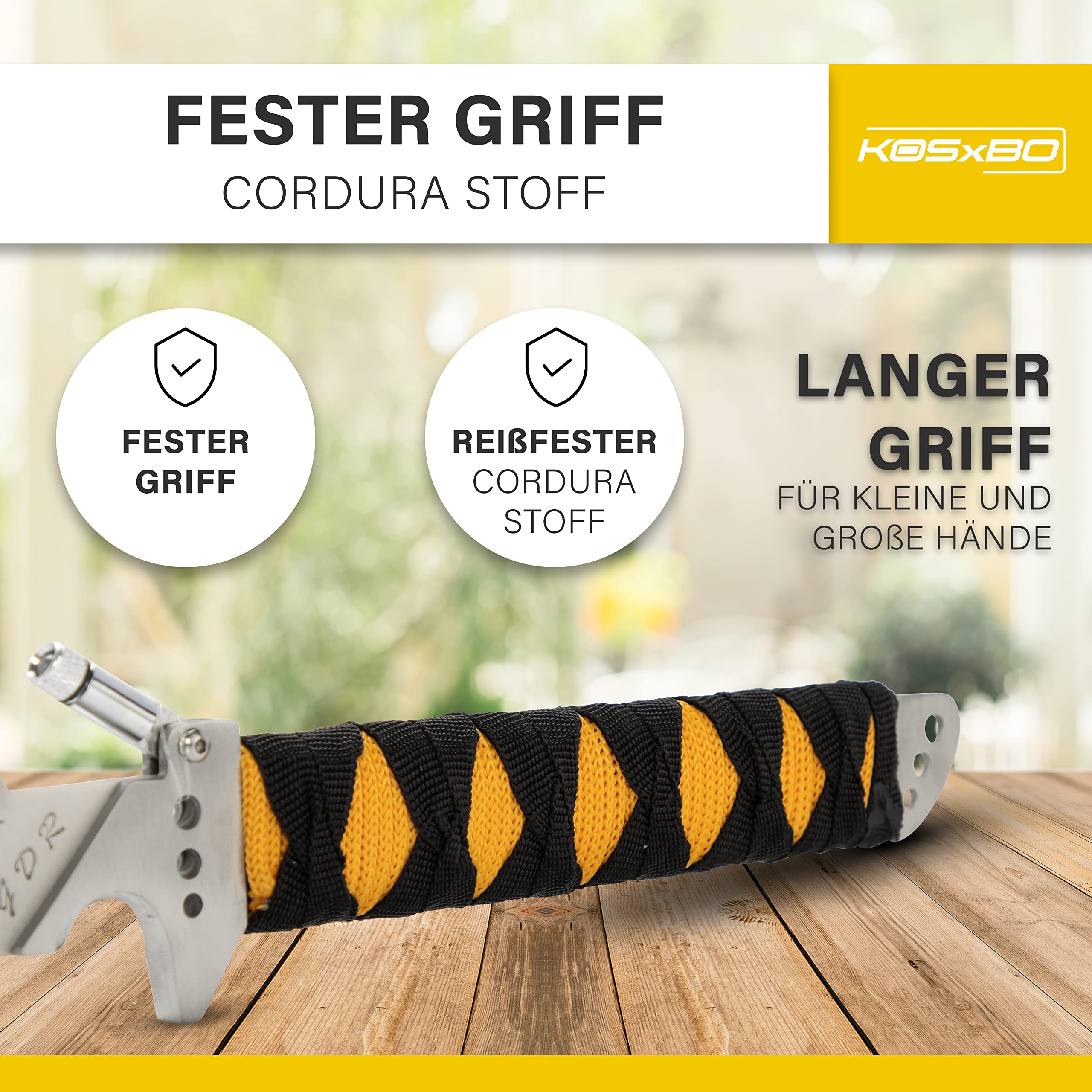 Große Machete echt Scharf Full Tang Klinge mit LED Lampe und Nylonholster. Gesamtlänge 70 cm 420er Edelstahlklinge riesiges Buschmesser als Outdoor Messer Survival für Camping und Jagd