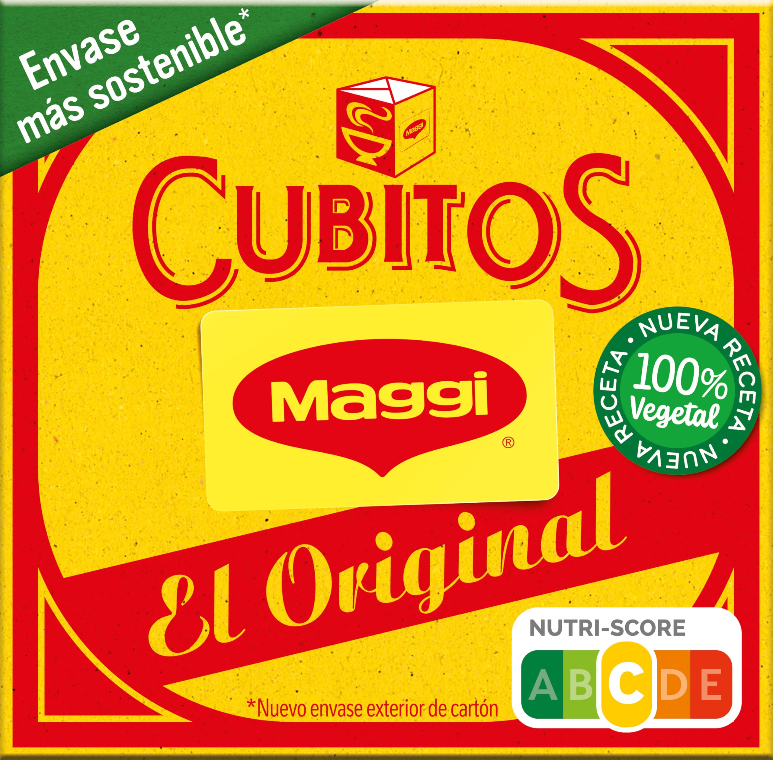 MAGGI Pastillas para Caldo en Cubitos Caldo Deshidratado Pack 10 x 32 cubos