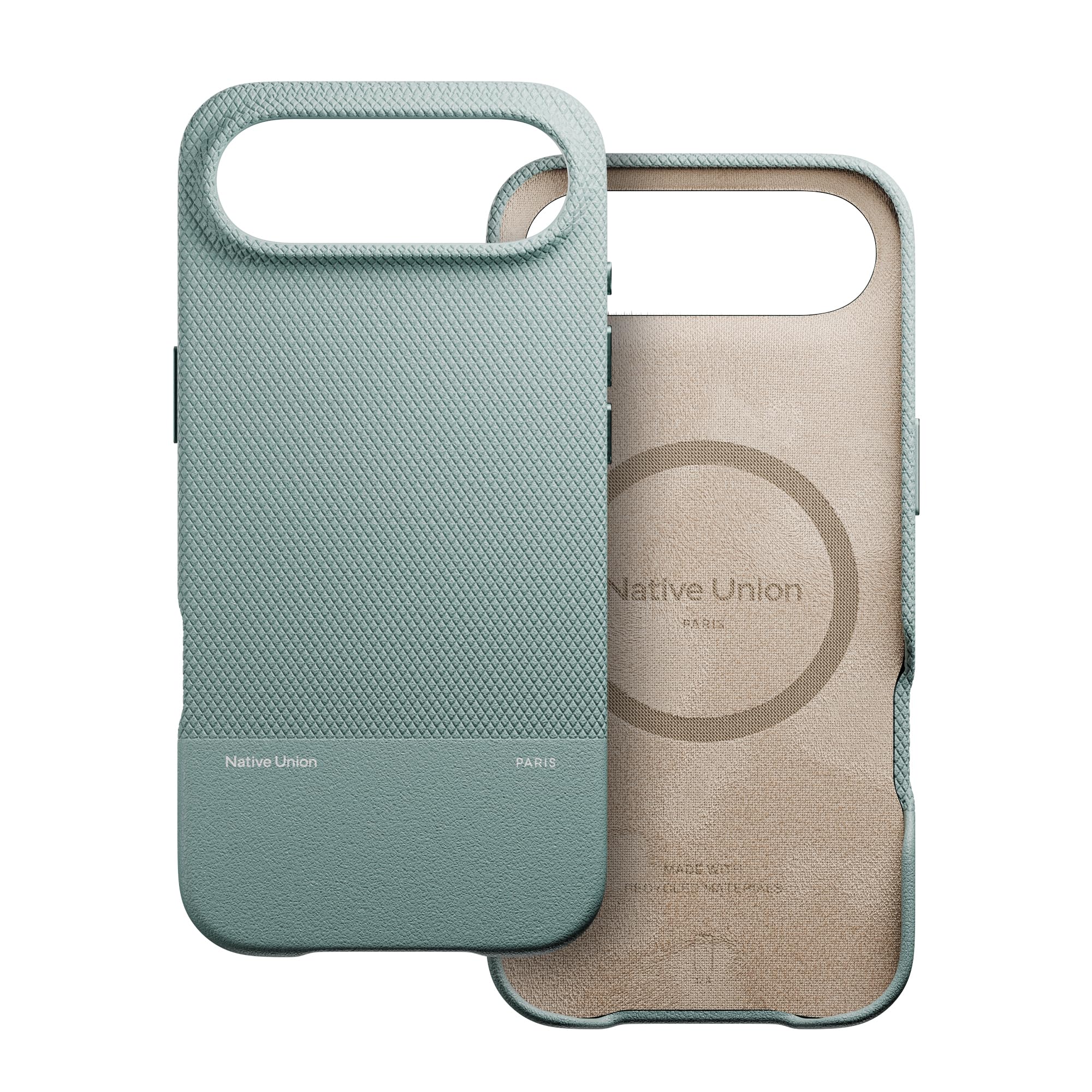 Photo 1 of Native Union (Re Classic Case 3.0 – MagSafe Compatible with Built-in Magnets – Resistant & Recycled Materials – Ultra-Durable with 6ft / 1.8m Drop Protection for iPhone Air (Slate Green)