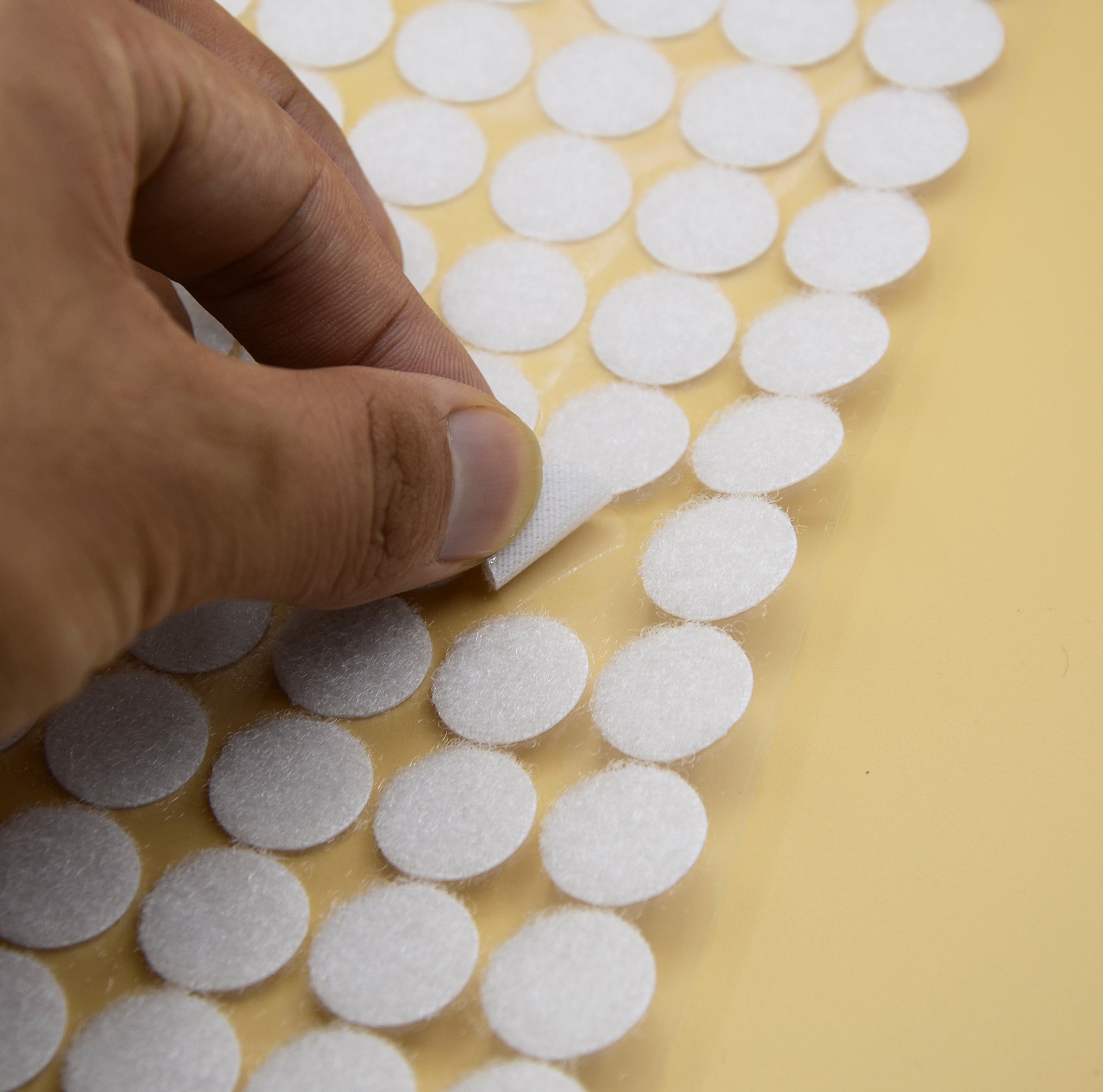 Arlent - Gancho y hebilla adhesivos, 504 pares de 10 mm, autoadhesivos