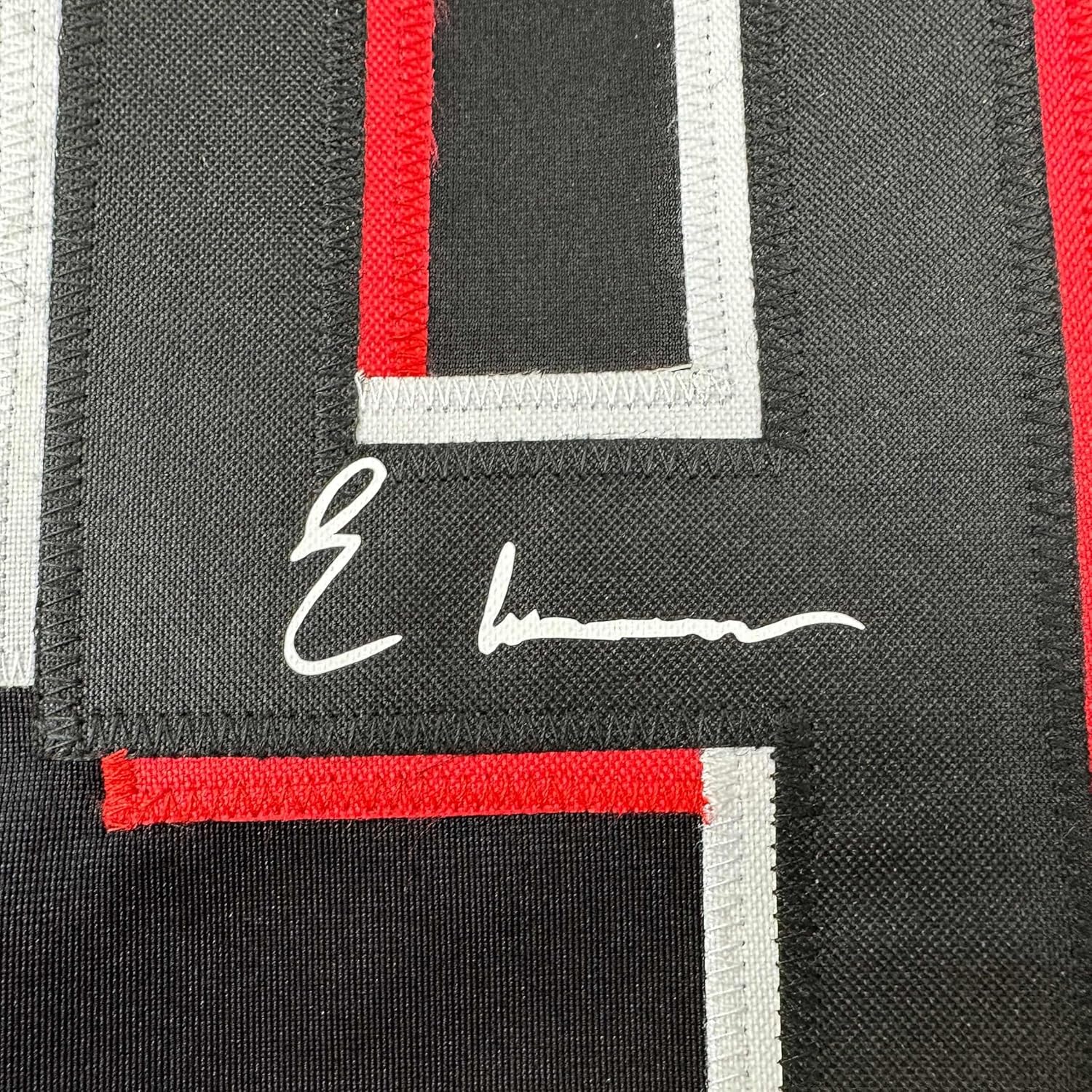 Facsimile Autographed Elly De La Cruz Cincinnati Black City Connect Reprint Laser Auto Baseball Jersey Size Men's XL - Image 2