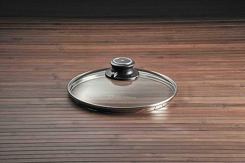 Miniatura 8 de Swiss Diamond Tapa de vidrio templado con calor de 63 pulgadas sin PFOA apta para lavavajillas y horno