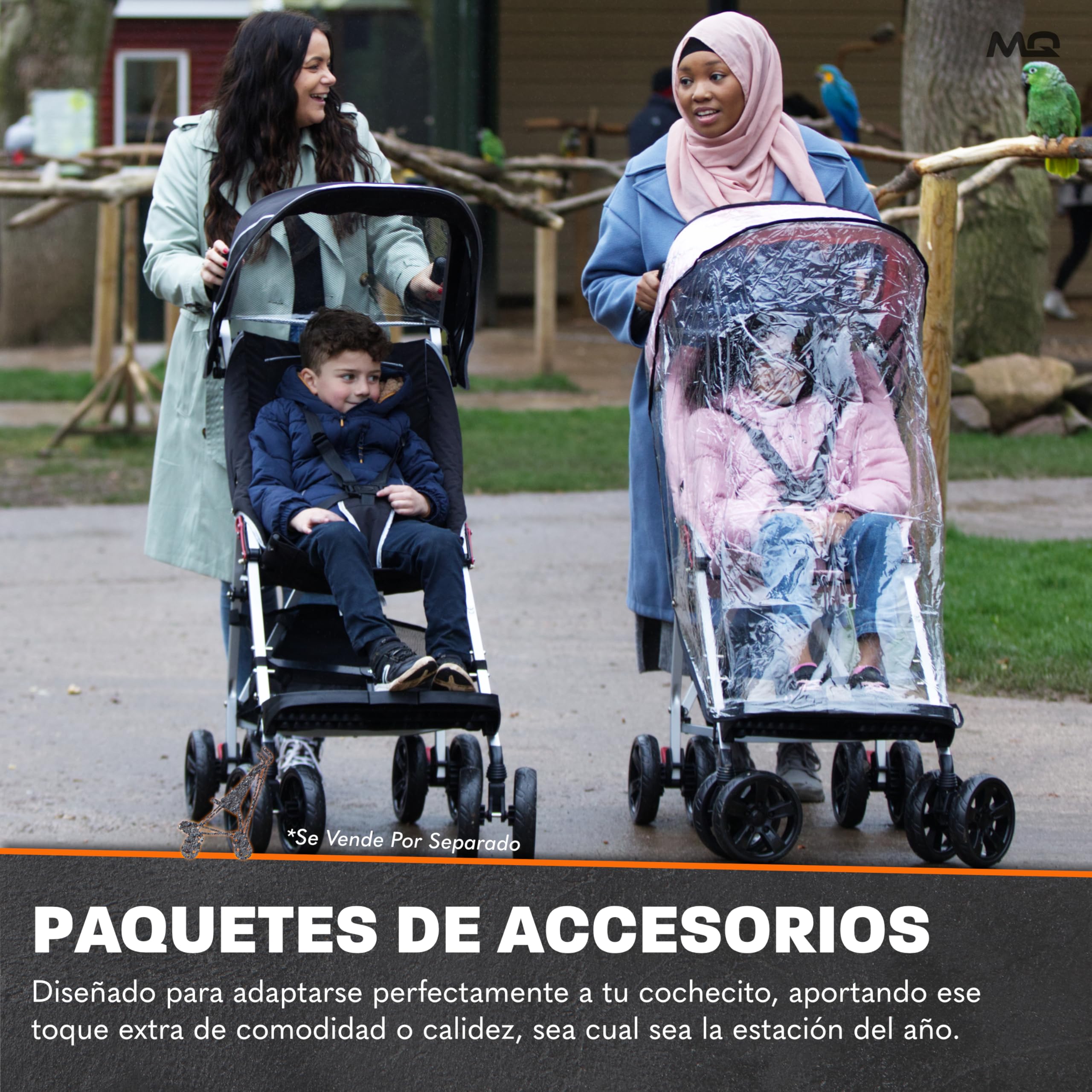 Silla de ruedas para personas con discapacidad MobiQuip XL, arena: ruedas adaptada para niños mayores de hasta 50 kg, con estructura plegable ligera, reposapiés ajustable y arnés de 5 puntos
