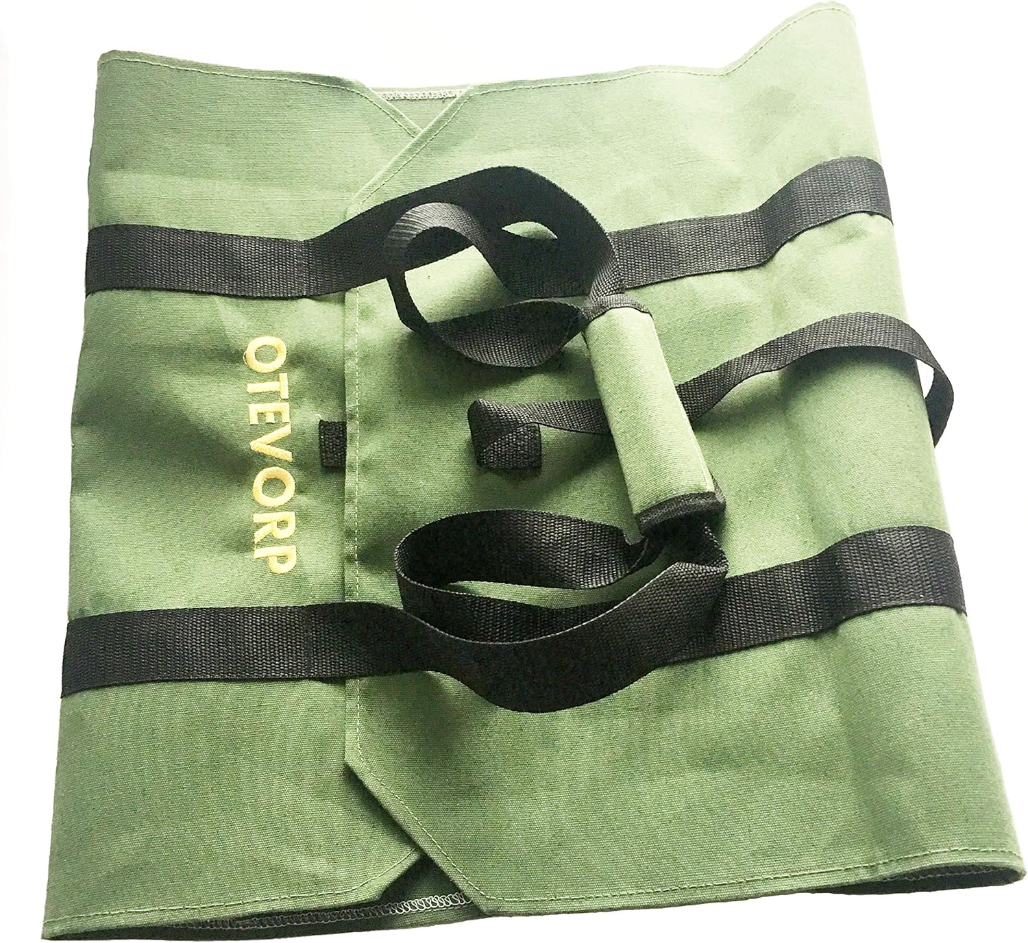 Fireplace Carrier Heavy Duty Canvas Fire Place Sturdy Wood Carring Bag(39x19in) with Handles Security Strap for Camping Indoor Firewood Logs Tote Log Holder.