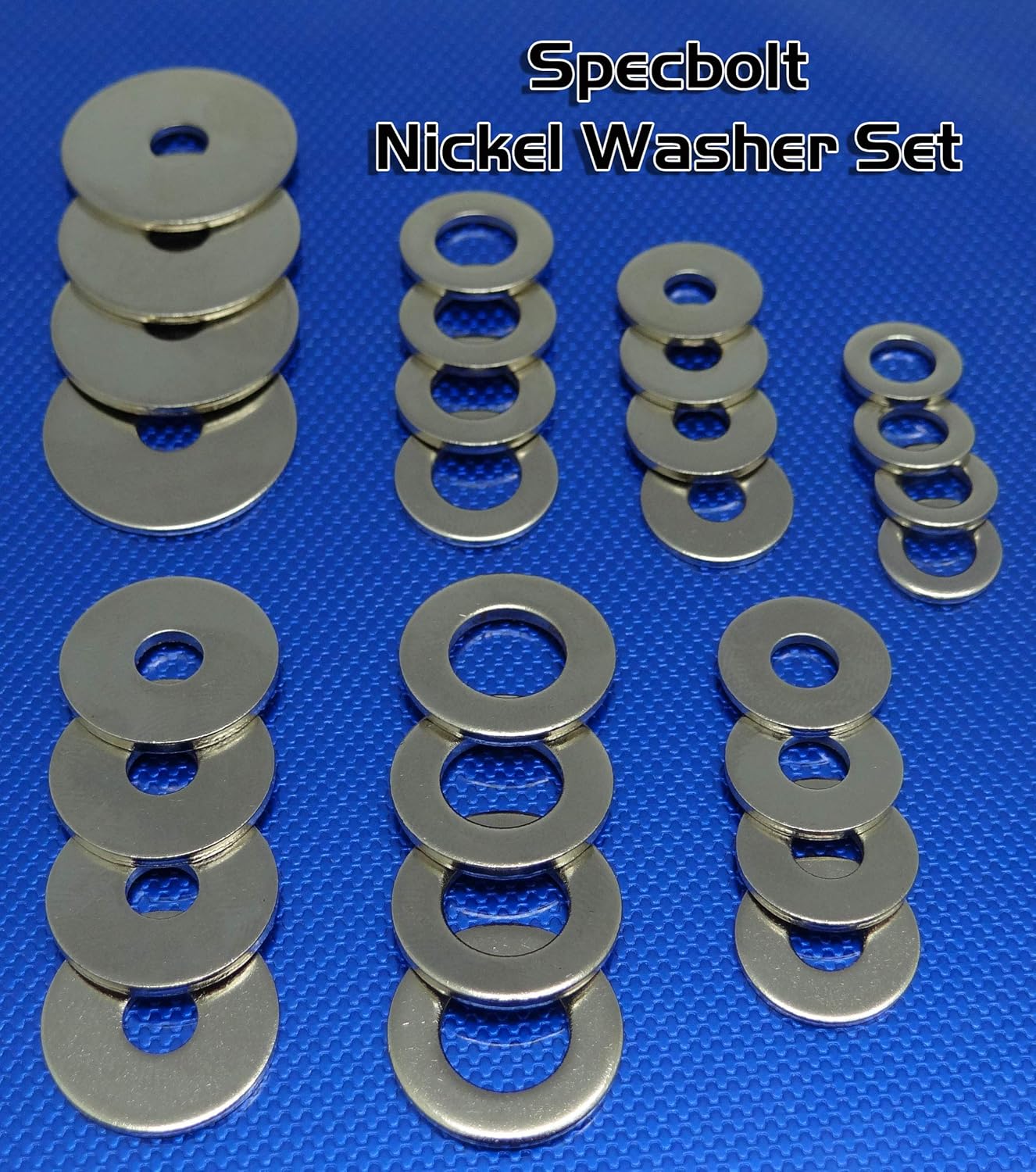 Specbolt Fasteners Brand Nickel Wurks Bolt Kit: fits Japanese Style Off-Road Dirtbikes Like Honda CR CRF 80 85 125 150 250 450 500 CRF250 CRF450 CR125 CR250 CR500