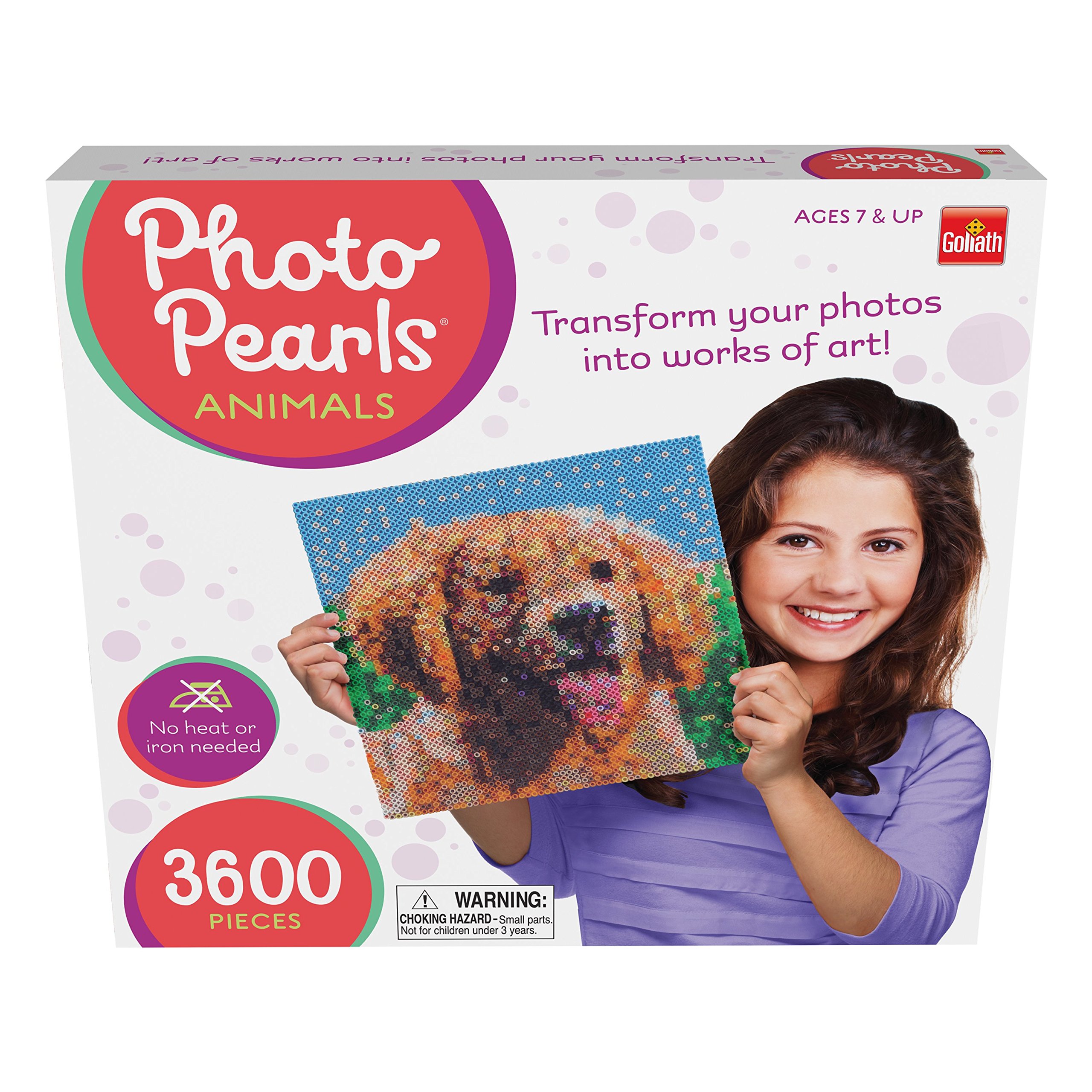 Goliath35875 Photo Pearls Animal Assortment - Picture Assembly Kit (3600Piece), Multicolor