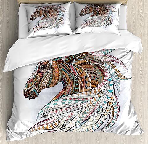 Ambesonne - Funda de cobertor multicolor disponible en 3 colores y tamaños diferentes