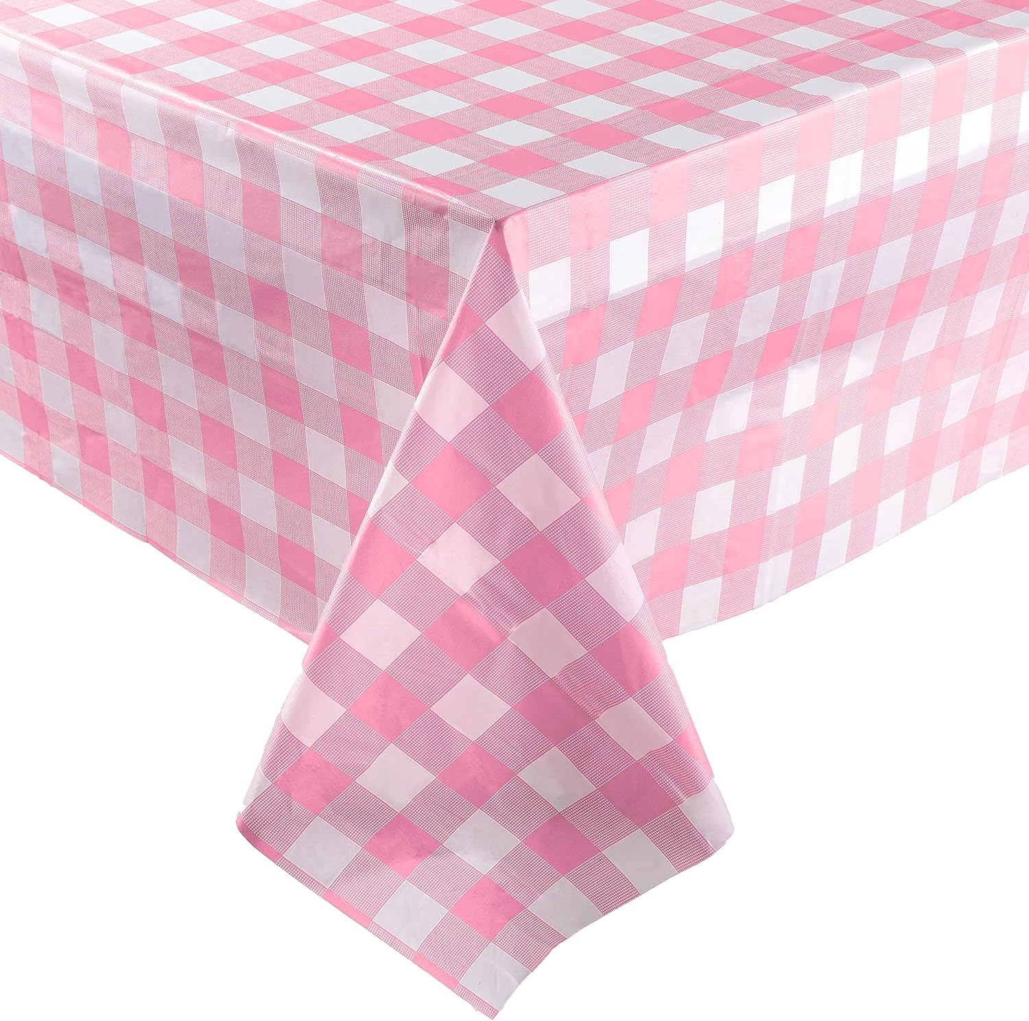 ZIMPLEWARE Pink Checkered Gingham Standard Disposable