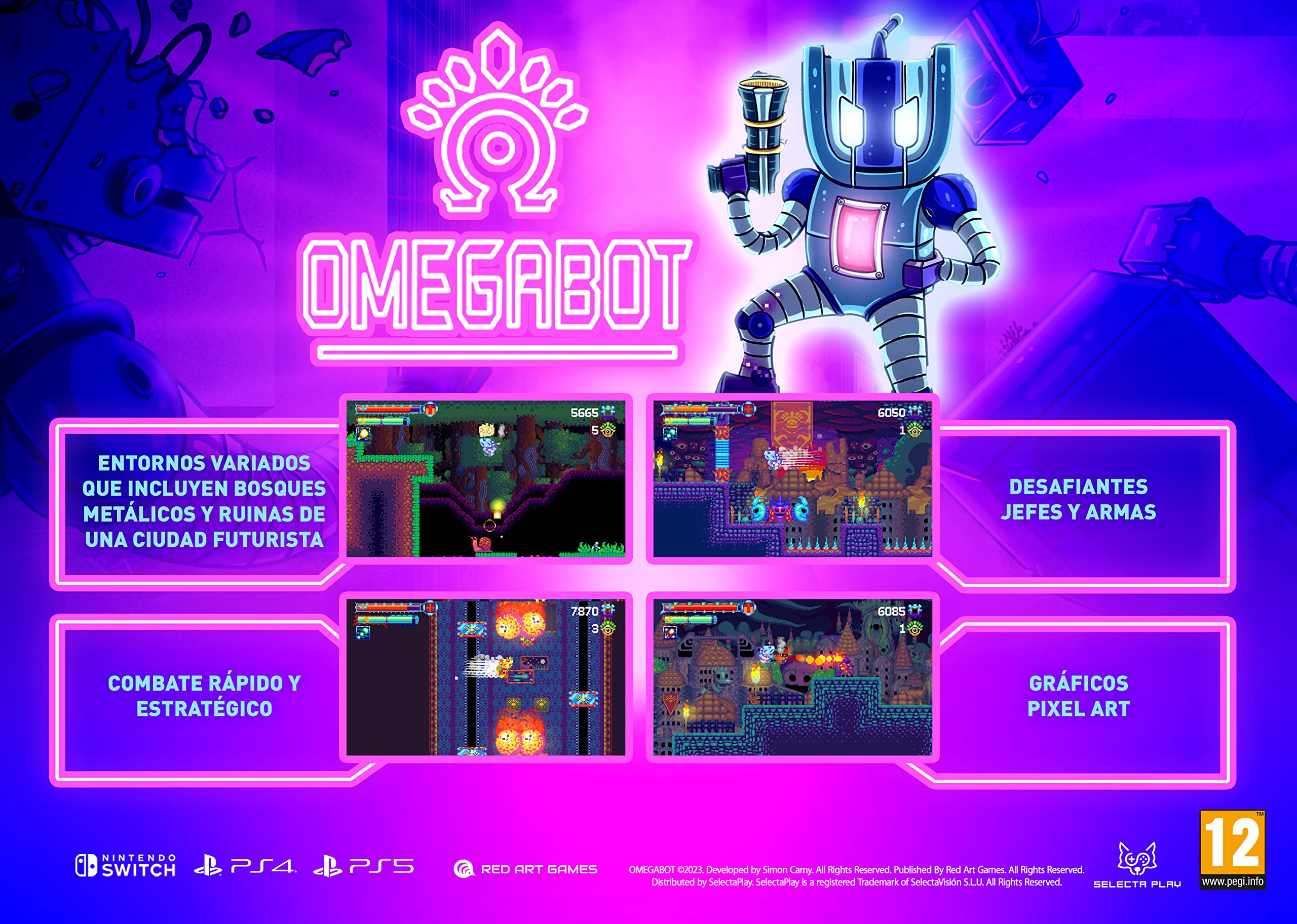 Omegabot Nintendo Switch : Amazon.fr: Jeux vidéo