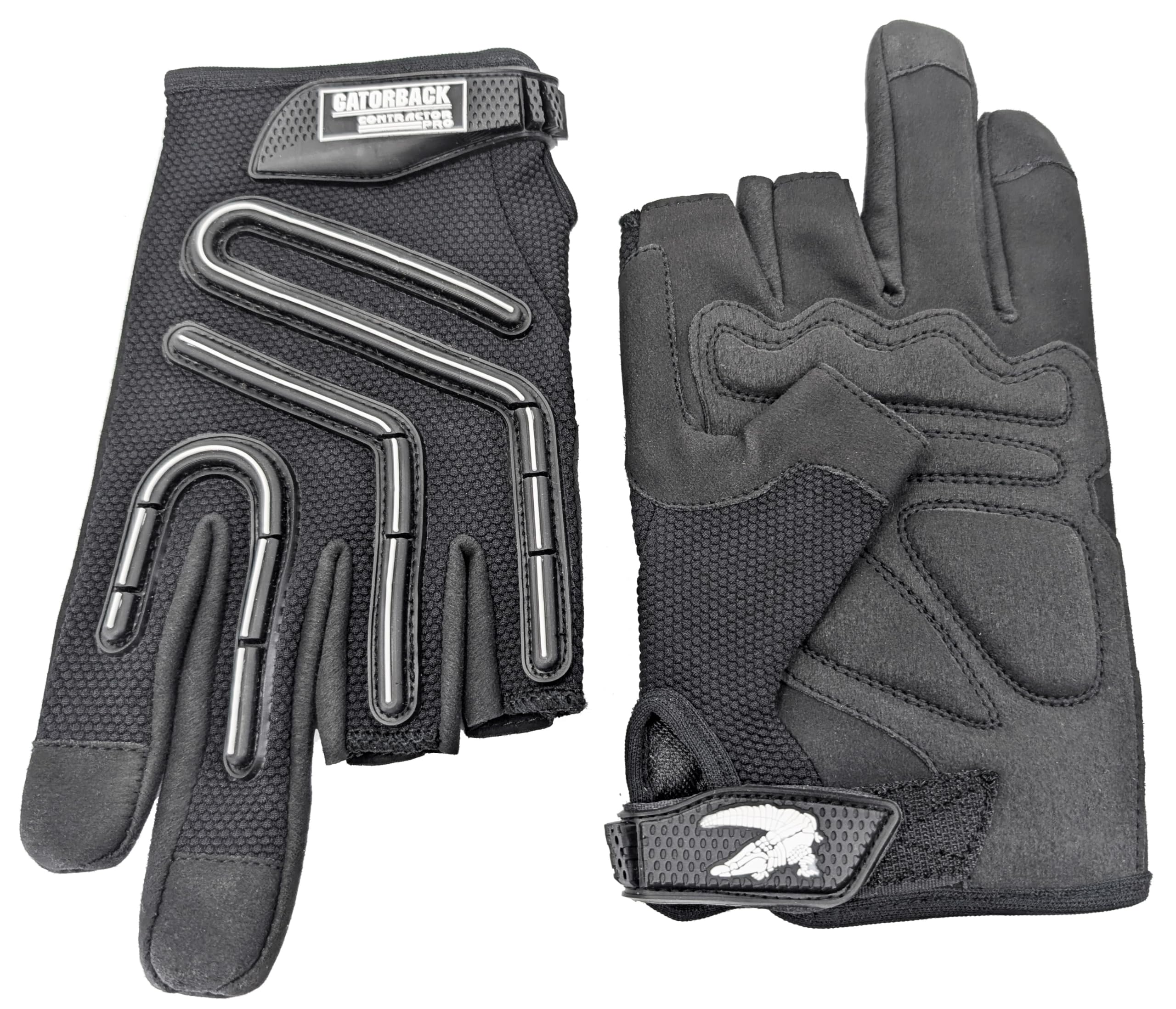 Gatorback Electricians Combo Deluxe Package (Combo de cinturón de herramientas de soporte trasero ventilado, tirantes, funda de taladro, guantes). Mediano 78.7 cm-89 cm