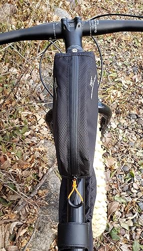 Miniatura 7 de Bolsa de tubo superior para bicicleta | Bolsa de embalaje de bicicleta estilo tanque de combustible con fácil acceso con cremallera de 1 mano