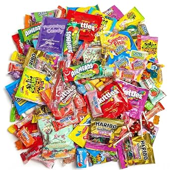 Ultimate Assorted Candy Party Mix - 2 LB Bag - Mega Variety Bulk Assortment - Individually Wrapped Candy - Queen Jax - Variety Pack