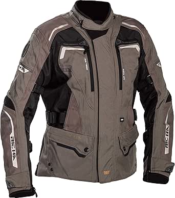 Motorjas voor heren - Cordura waterdicht textiel met protectoren - CE gepantserd (EN 1621-1) - Zomer of Winter - Texpeed - Hoge zichtbaarheid/Geel - L