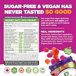 NUTRAMIN Canadian Daily Vegan Keto Multivitamin Gummies Vitamin C, D2, and Zinc for Immunity, Plant-Based, Sugar-Free, Nut-Free, Gluten-Free, Vitamin A, B, B6, B12 & More 90 Count, 45 Day Supply