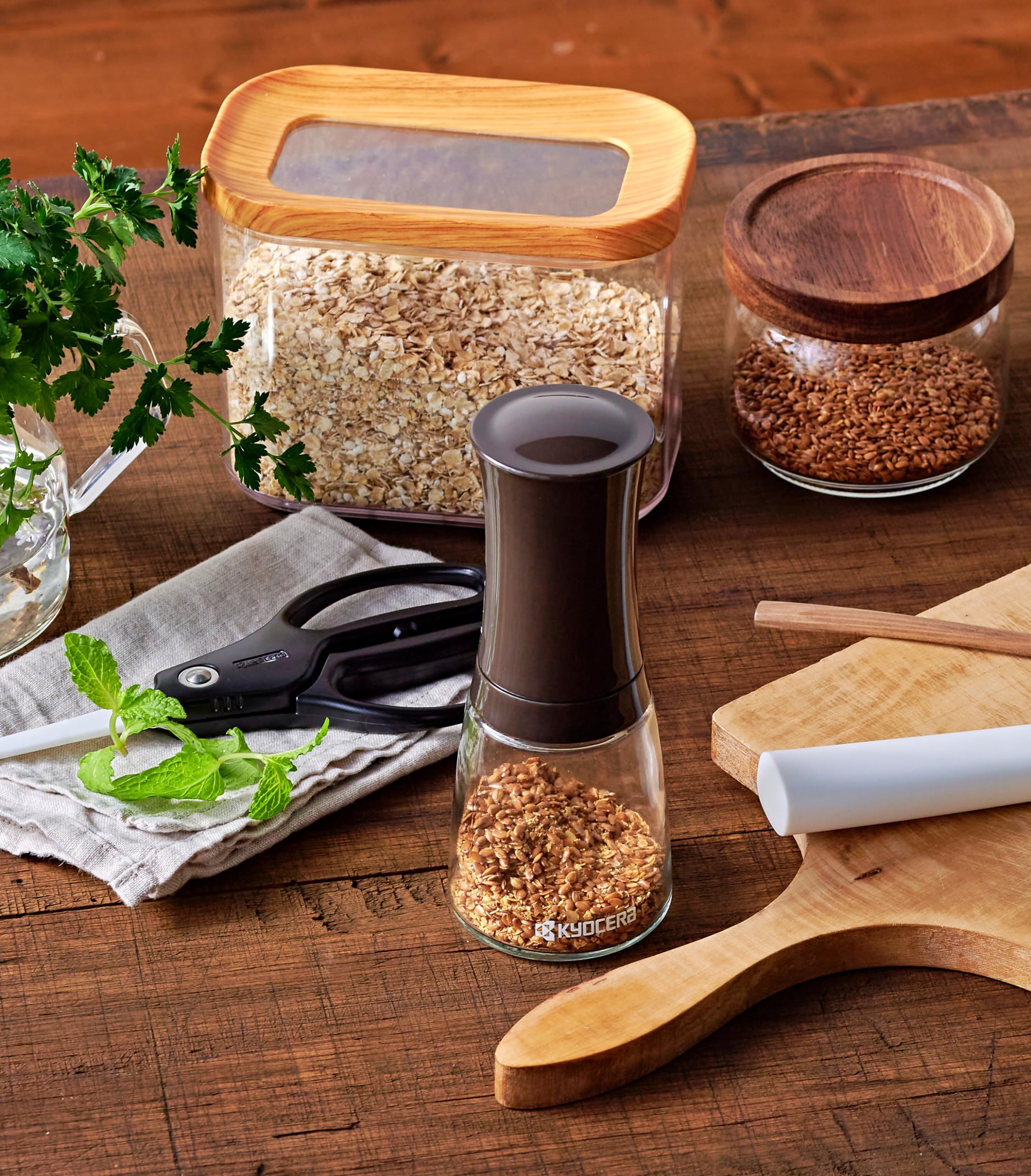 Grinder様 Kyocera Seed Grinder with Ceramic Grinder, Adjustable from Coarse